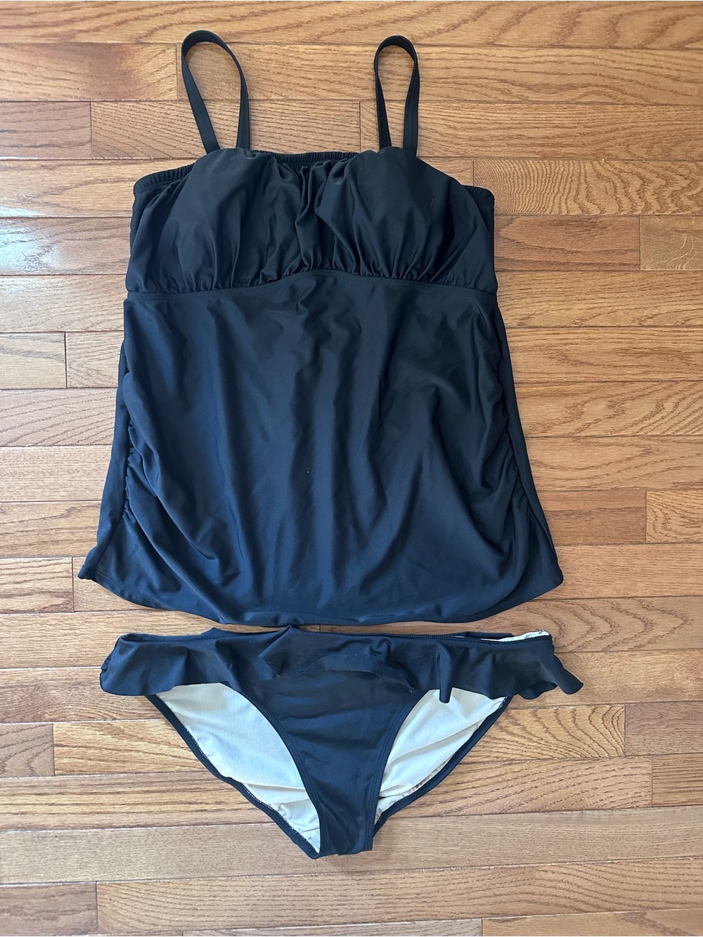 ☀️ Old Navy Black Tankini Swim Set women’s swimsuit large L